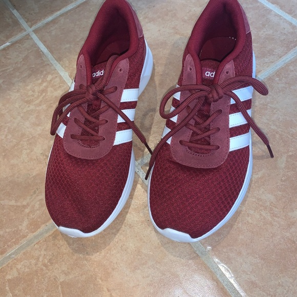 Adidas tennis shoes burgundy Clearance